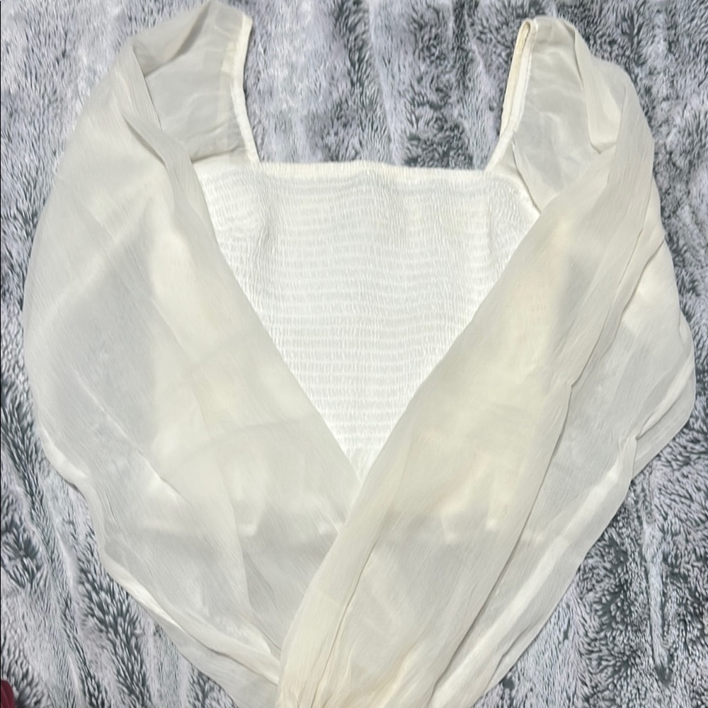 Elegant White Women's Top